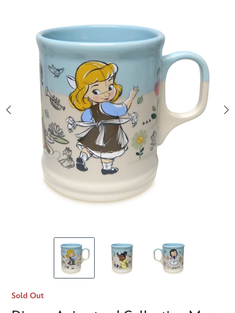 Disney Animators' Collection Mug